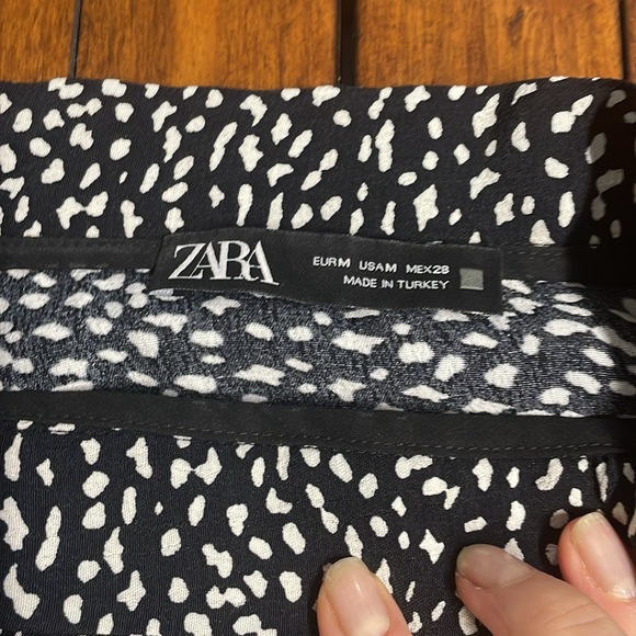 Zara printed flowy midi skirt - Picture 4 of 7